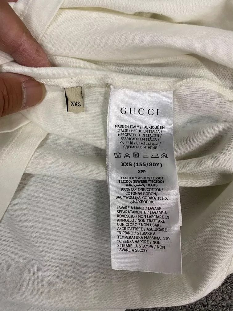 Gucci Gucci Logo printed short-sleeved T-shirt 2505-Nextarrow Size XXS / US 00 / IT 34 - 4 Thumbnail