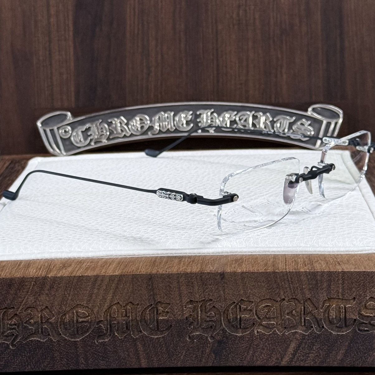 Chrome Hearts Chrome Hearts SOFFEFFFFEERS II Glasses Size ONE SIZE - 4 Thumbnail