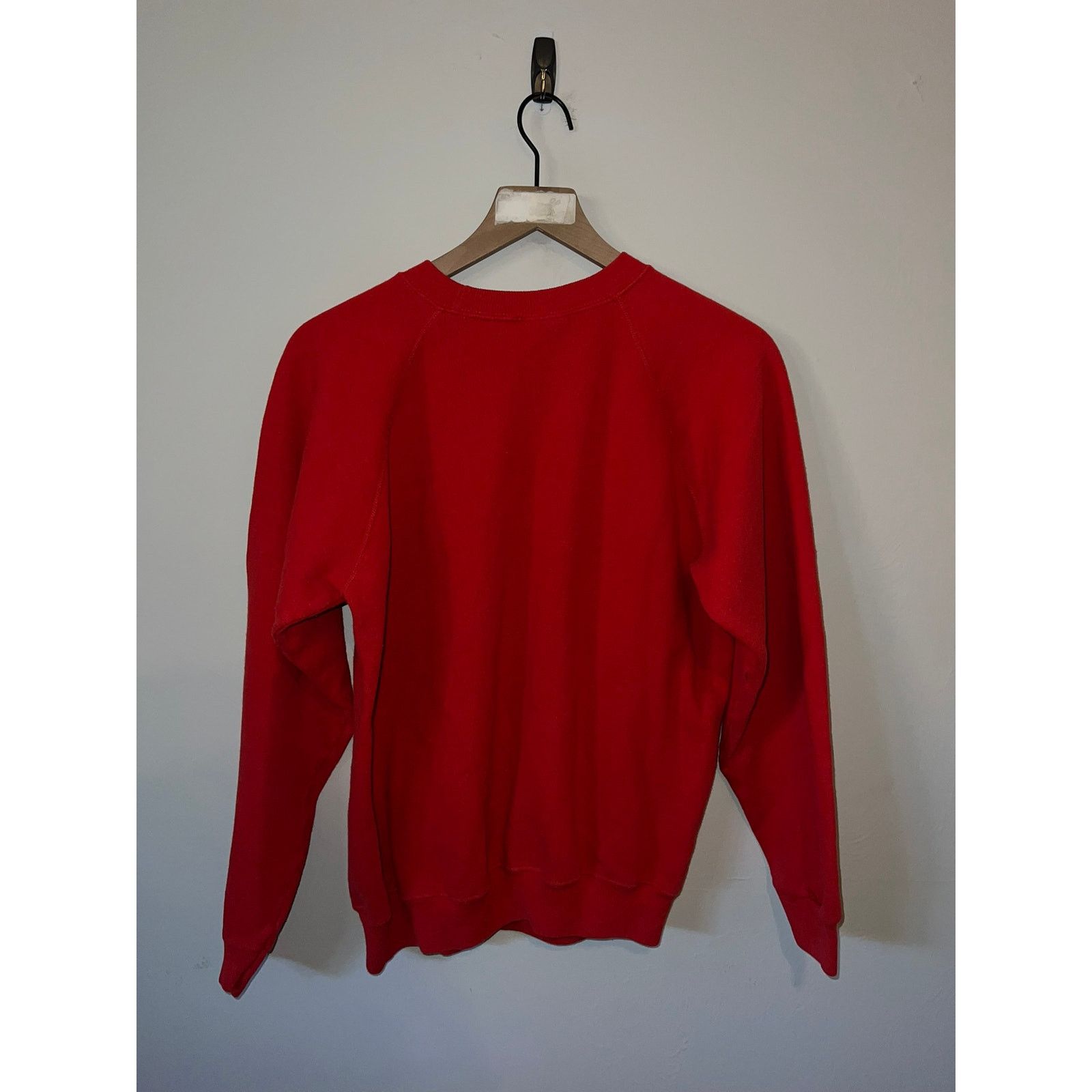 Hanes Vintage Bara Sweatshirt Red Graphic Crewneck 80s VTG Large Size US L / EU 52-54 / 3 - 7 Thumbnail