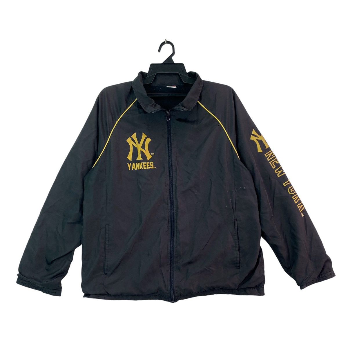 New York Yankees × Vintage Vtg 90s New York Yankees baseball club mlb jacket Size US XL / EU 56 / 4 - 1 Thumbnail