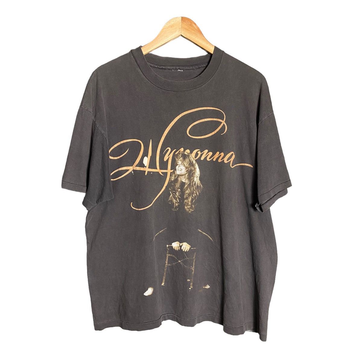 image of Band Tees x Vintage 90's Wynonna Tour Band Tee in Black, Men's (Size XL)