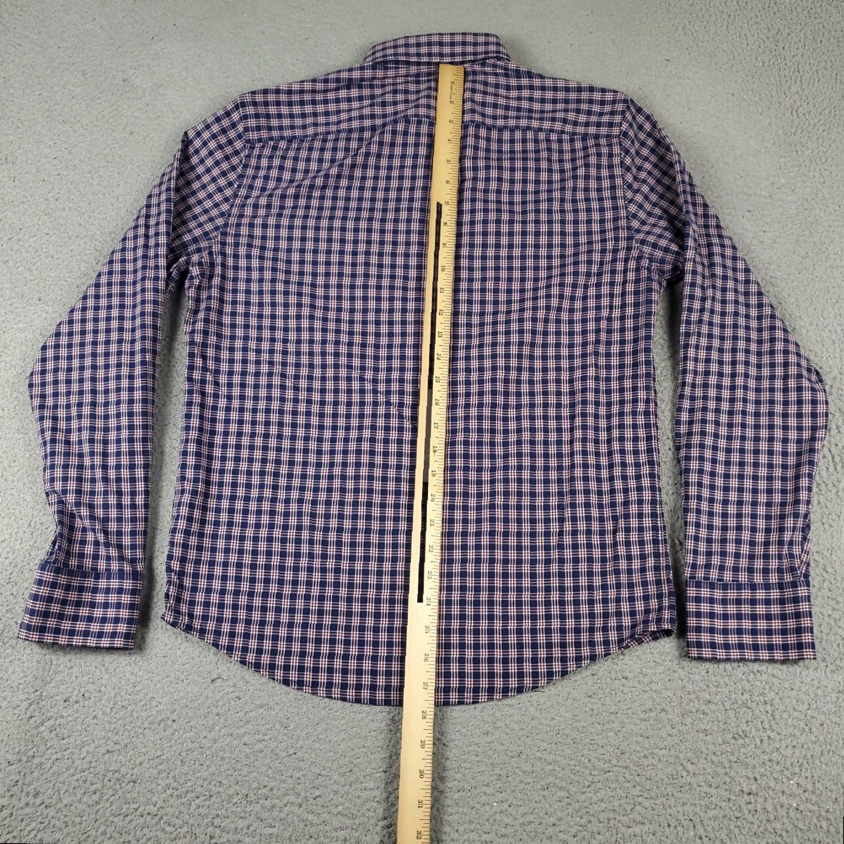 UNTUCKit UNTUCKit Blue Plaid Button-Up Shirt Mens Medium Long Sleeve Casual Woven Size US M / EU 48-50 / 2 - 3 Thumbnail