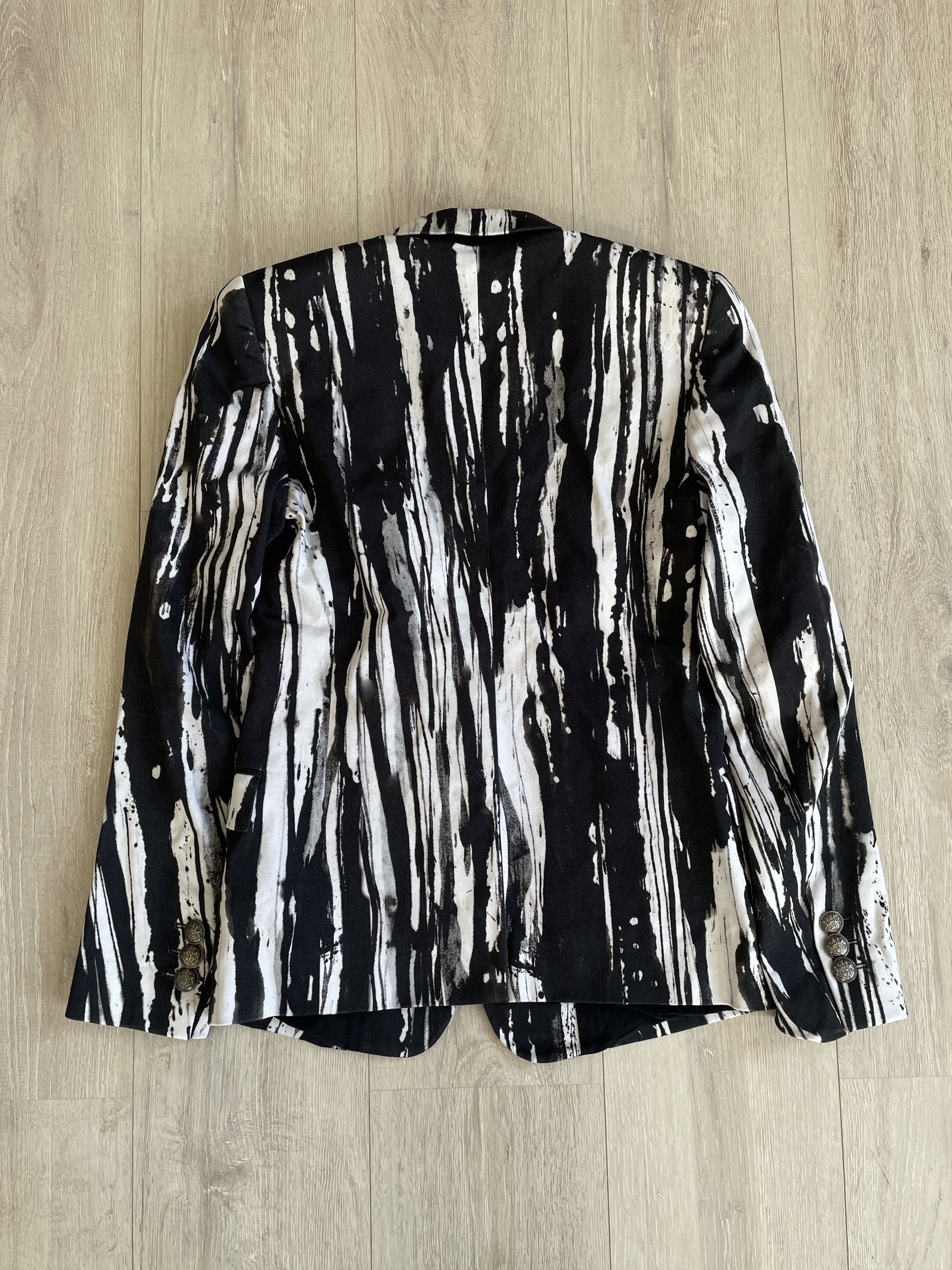 Balmain Balmain SS11 paint splatter blazer by Christophe Decarnin Size M / US 6-8 / IT 42-44 - 7 Thumbnail
