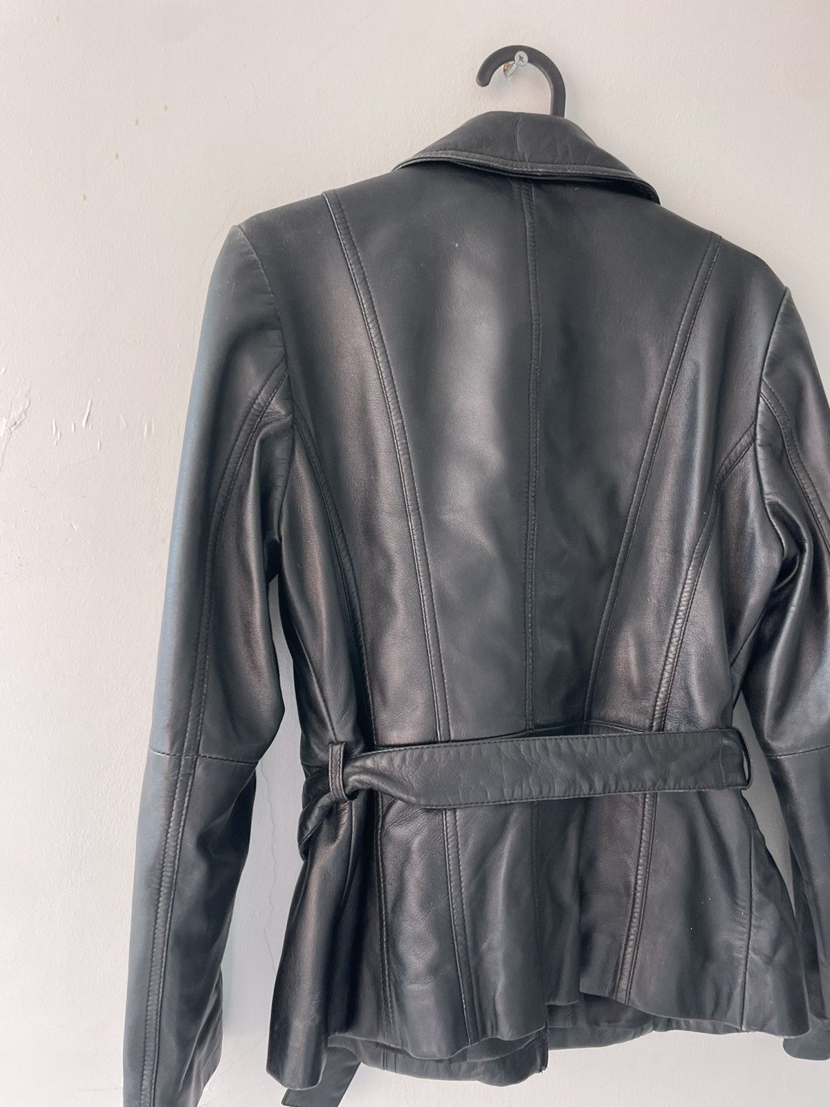 Vintage y2k leather jacket Size S / US 4 / IT 40 - 13 Thumbnail