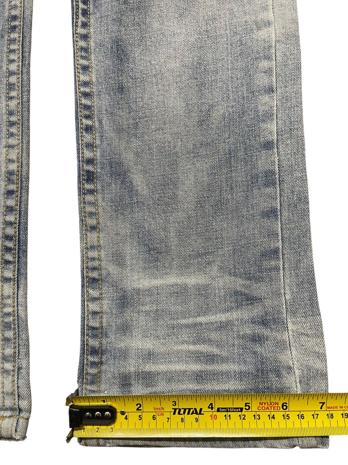 If Six Was Nine Vintage Japanese Brand Faded Wash Distress Cross Wing Style Size US 29 - 16 Thumbnail