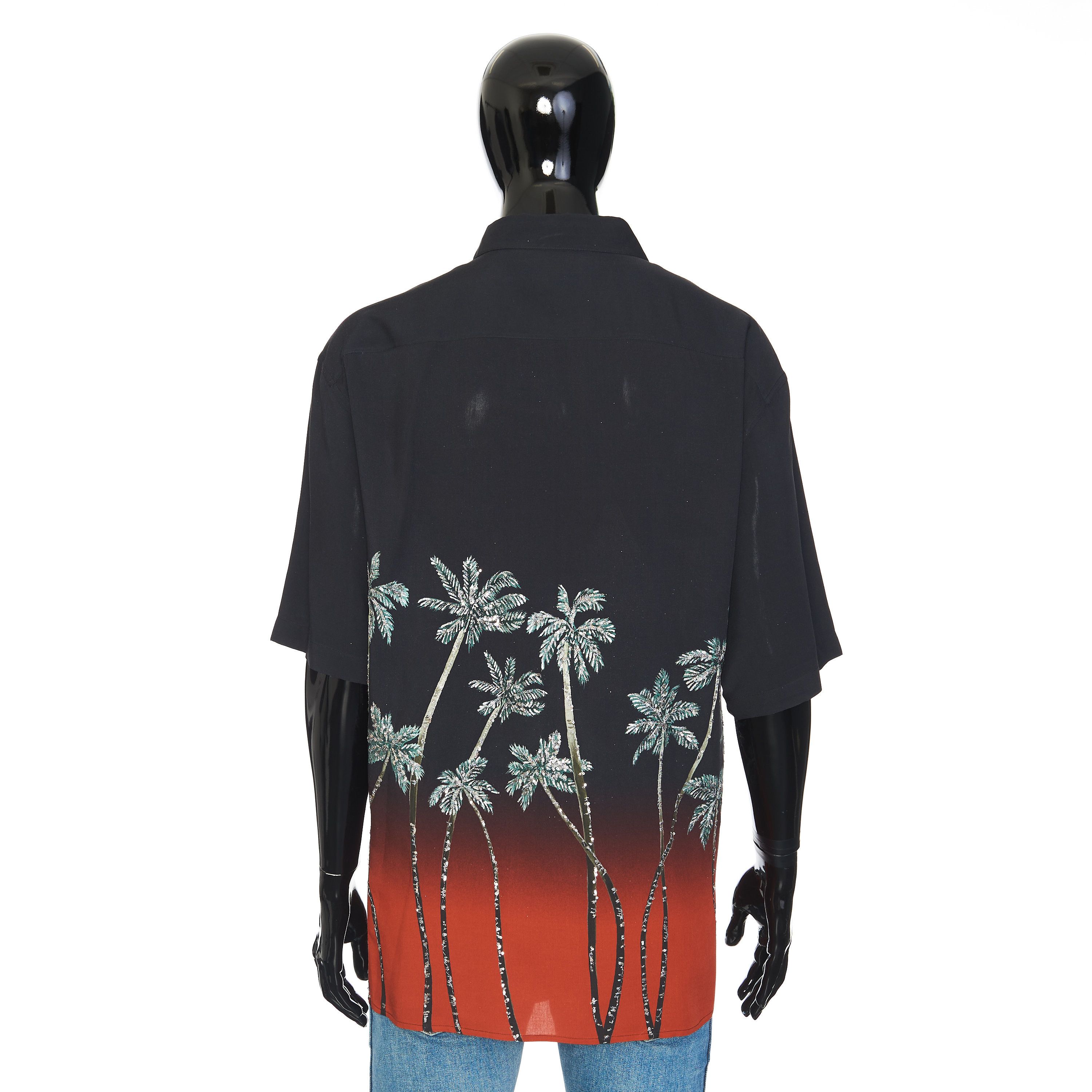 Celine Oversized Embroidered Shirt With Sunset Palm Trees Print Size US L / EU 52-54 / 3 - 5 Thumbnail