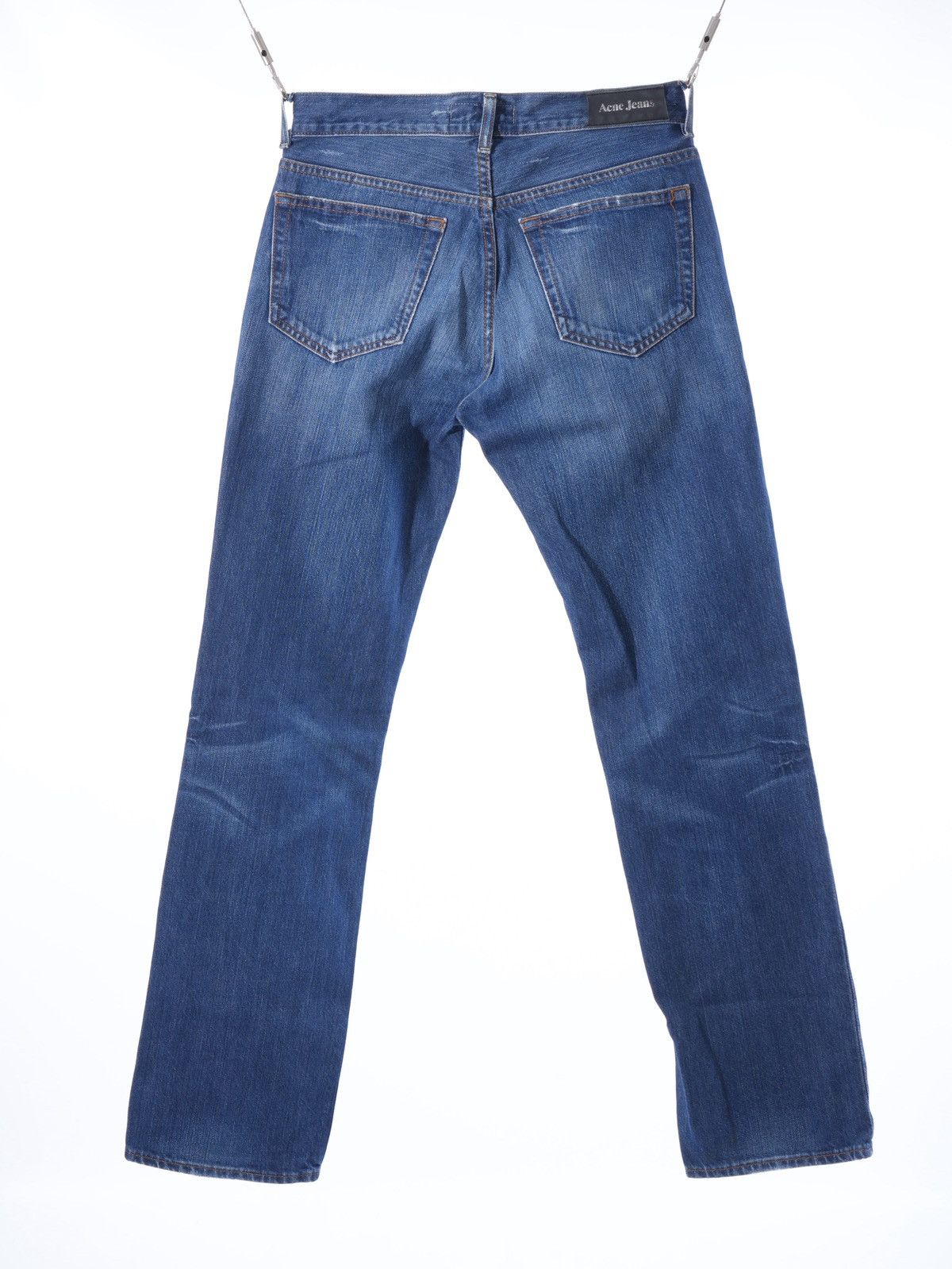 Acne Studios ACNE Jeans Denim Mic PUNCH Leather Patch W30 Size US 33 - 2 Thumbnail