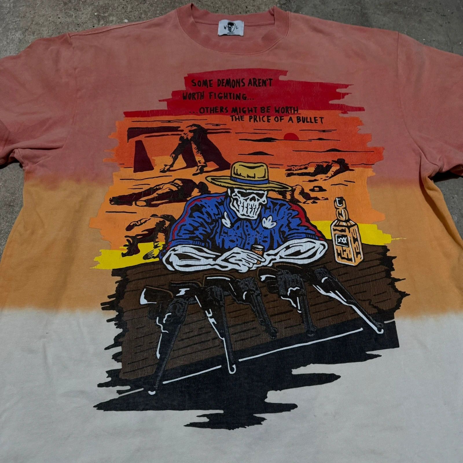 Warren Lotas Warren Lotas orange pistols t-shirt Size US XXL / EU 58 / 5 - 2 Thumbnail