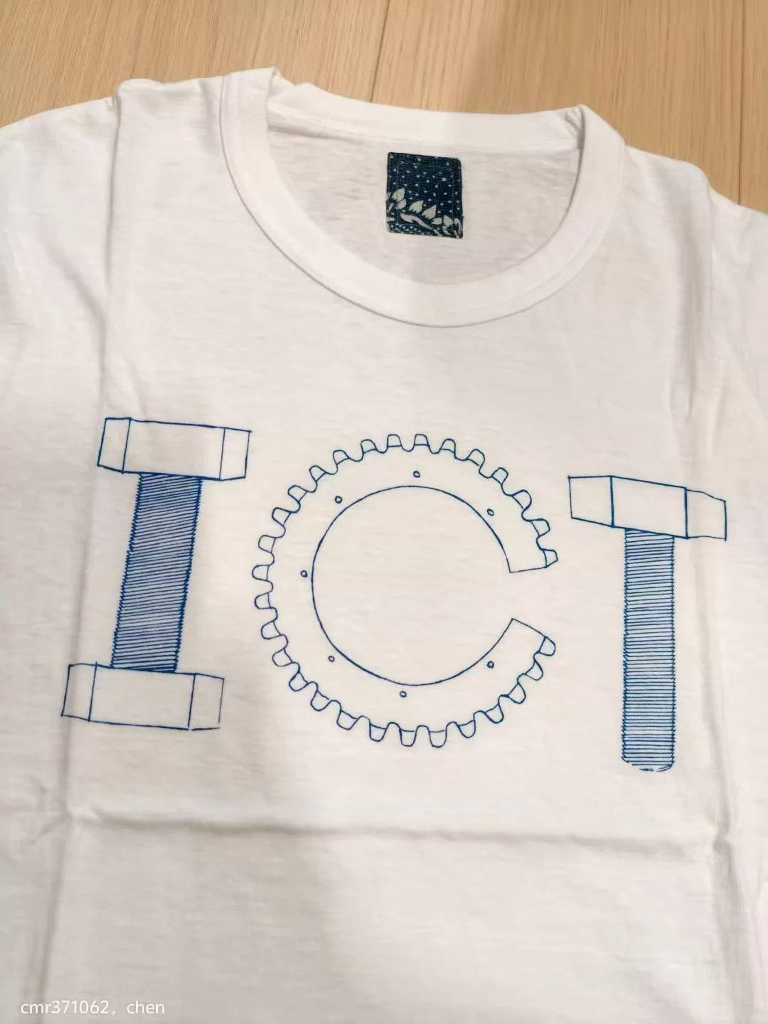 Visvim VISVIM new 24 ICT JUMBO TEE S/S blue/charcoal 2345 Size US M / EU 48-50 / 2 - 2 Thumbnail