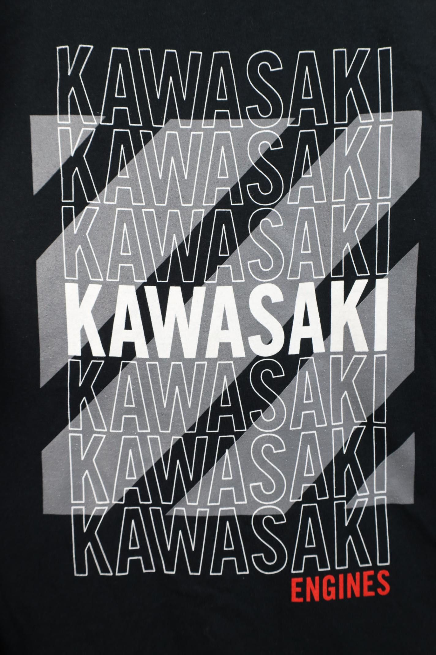 Vintage Y2K Kawasaki Engines Racing Short Sleeve T-Shirt Cotton Size US XL / EU 56 / 4 - 6 Thumbnail