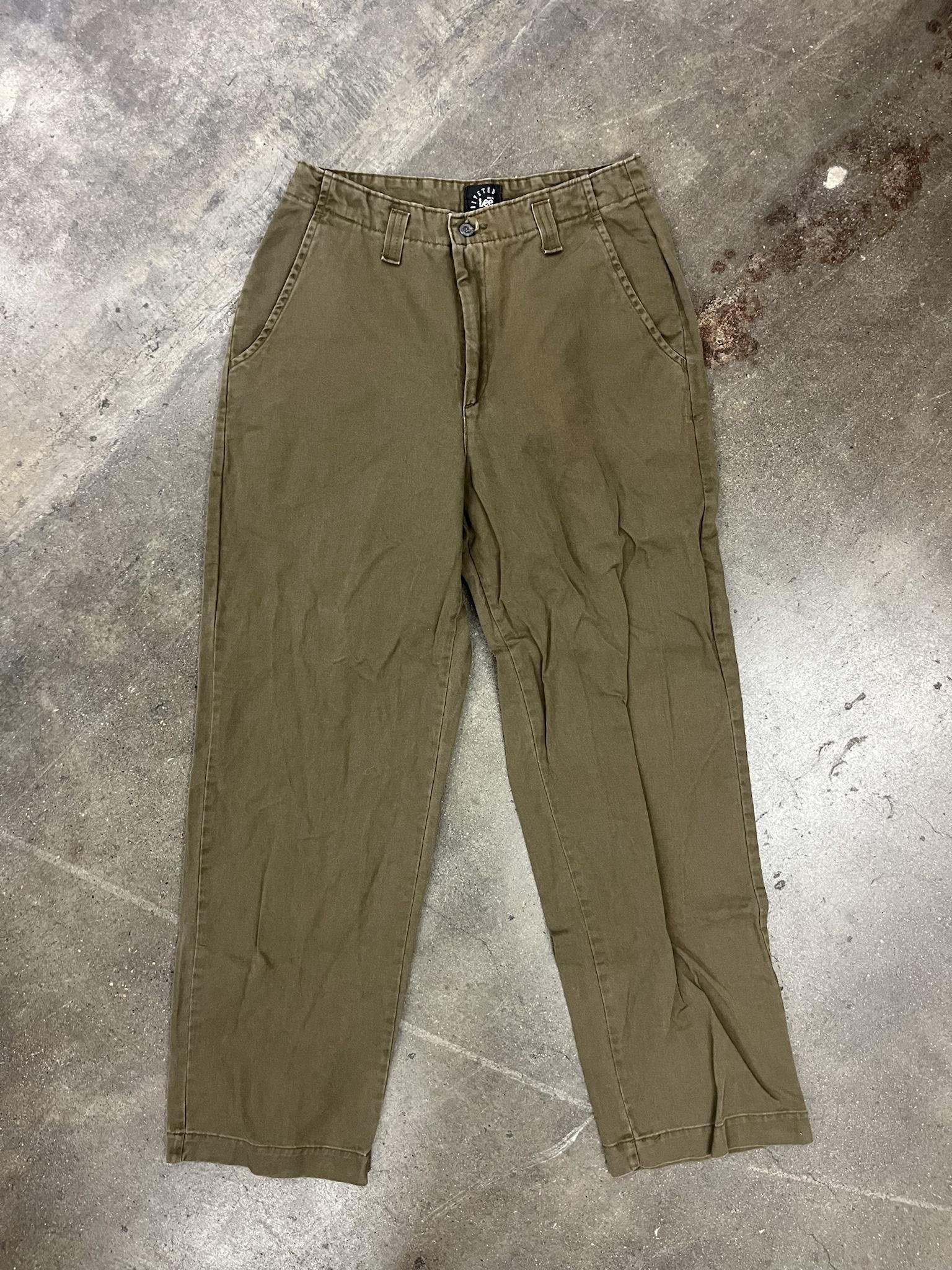 Vintage Vintage Lee Rivited Back Pleated Slacks (27) Size US 28 / EU 44 - 1 Thumbnail