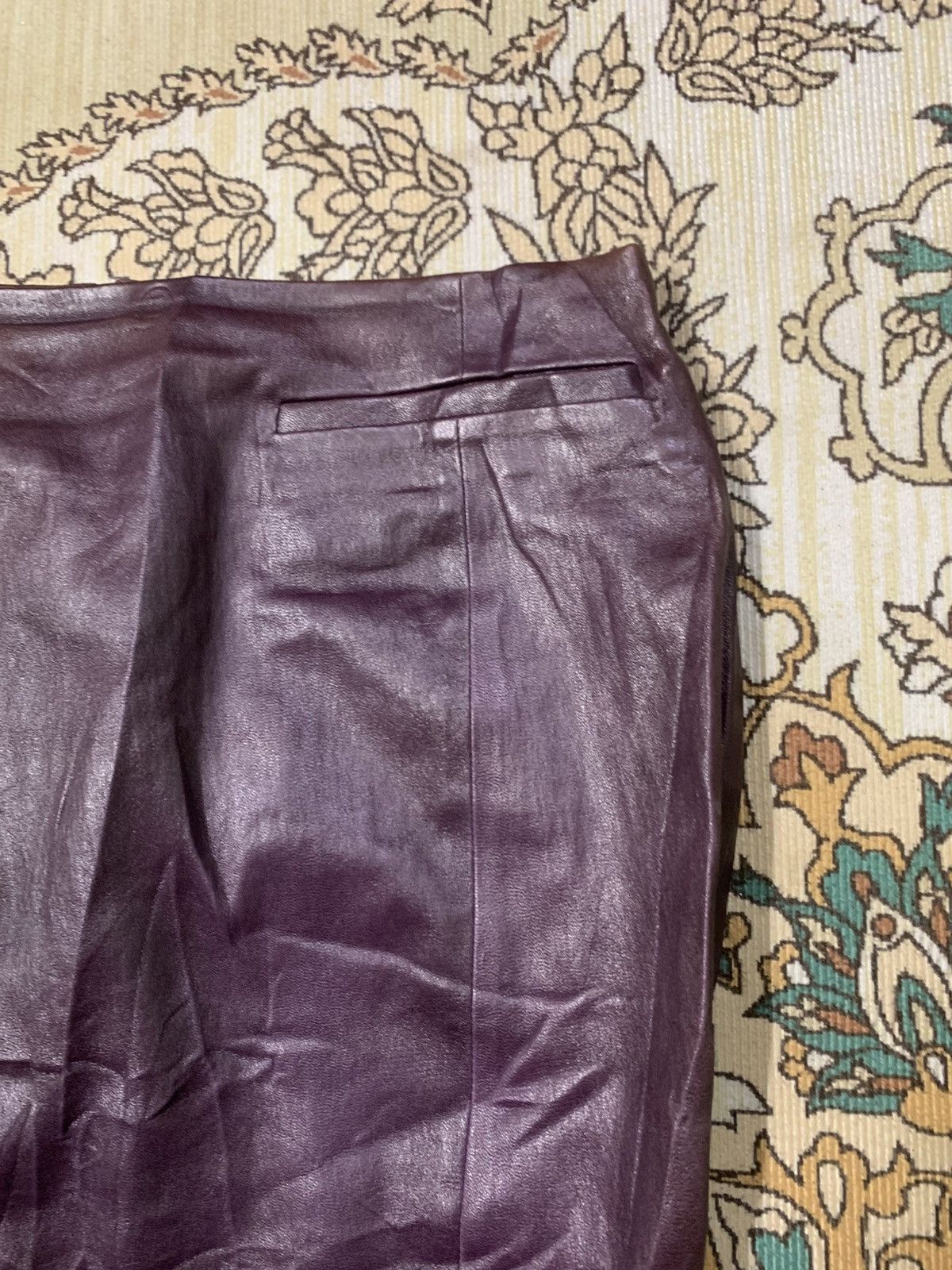 Jitrois JEAN CLAUDE JITROIS SKIRTS LEATHER Size 29" - 4 Thumbnail