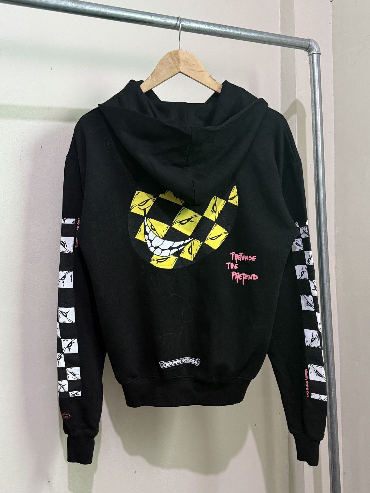 トップス CHROME HEARTS MATTY BOY 99 EYES CHOMPER Chrome Hearts 99 EYES CHOMPER HD PLVR MATTY BOY Back Print