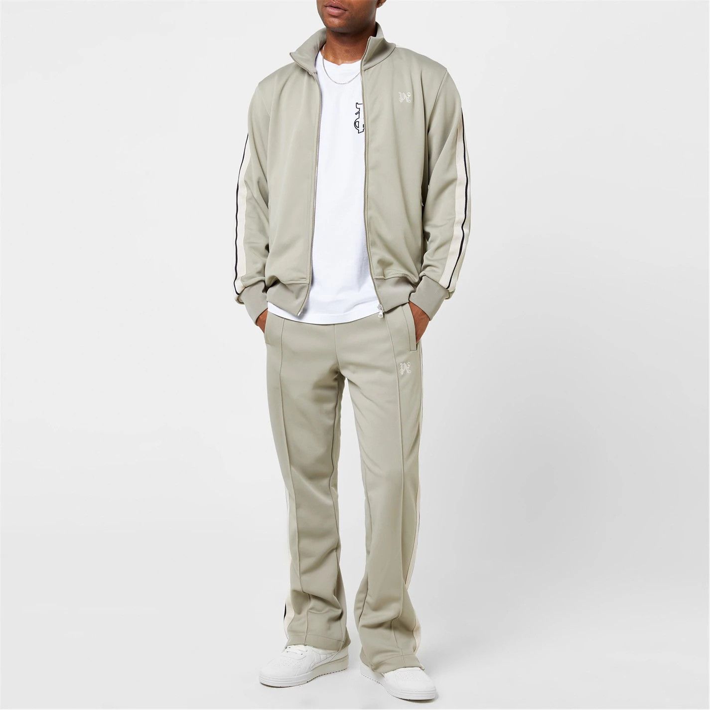 Palm Angels o1g2r1mq0426 Monogram Track Jacket in Grey Size US XS / EU 42 / 0 - 3 Thumbnail