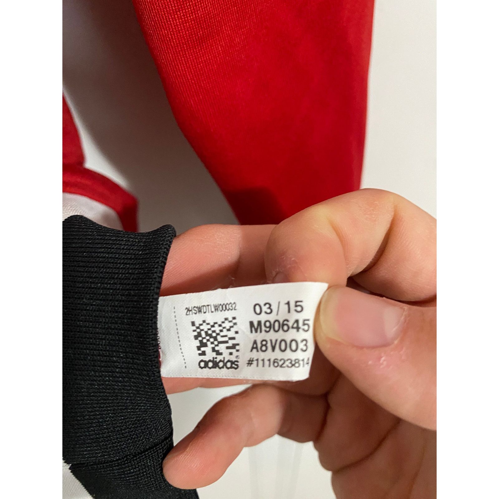Adidas Nebraska Cornhuskers Red Full-Zip Adidas Sweatshirt Size S Size US S / EU 44-46 / 1 - 4 Thumbnail