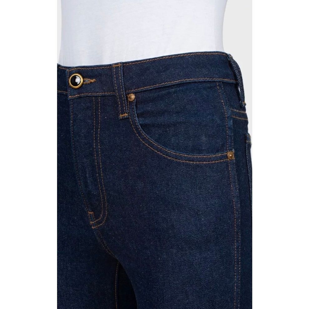 KHAITE Khaite Dark Blue High-Waisted Jeans - Size S Size 26" / US 2 / IT 38 - 4 Thumbnail
