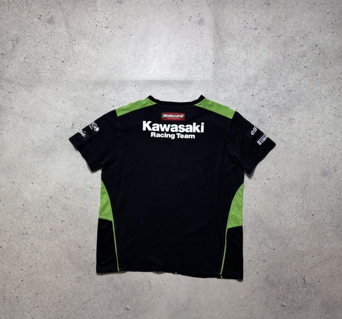 Vintage Kawasaki Racing Team Black T-Shirt Size US XL / EU 56 / 4 - 9 Thumbnail