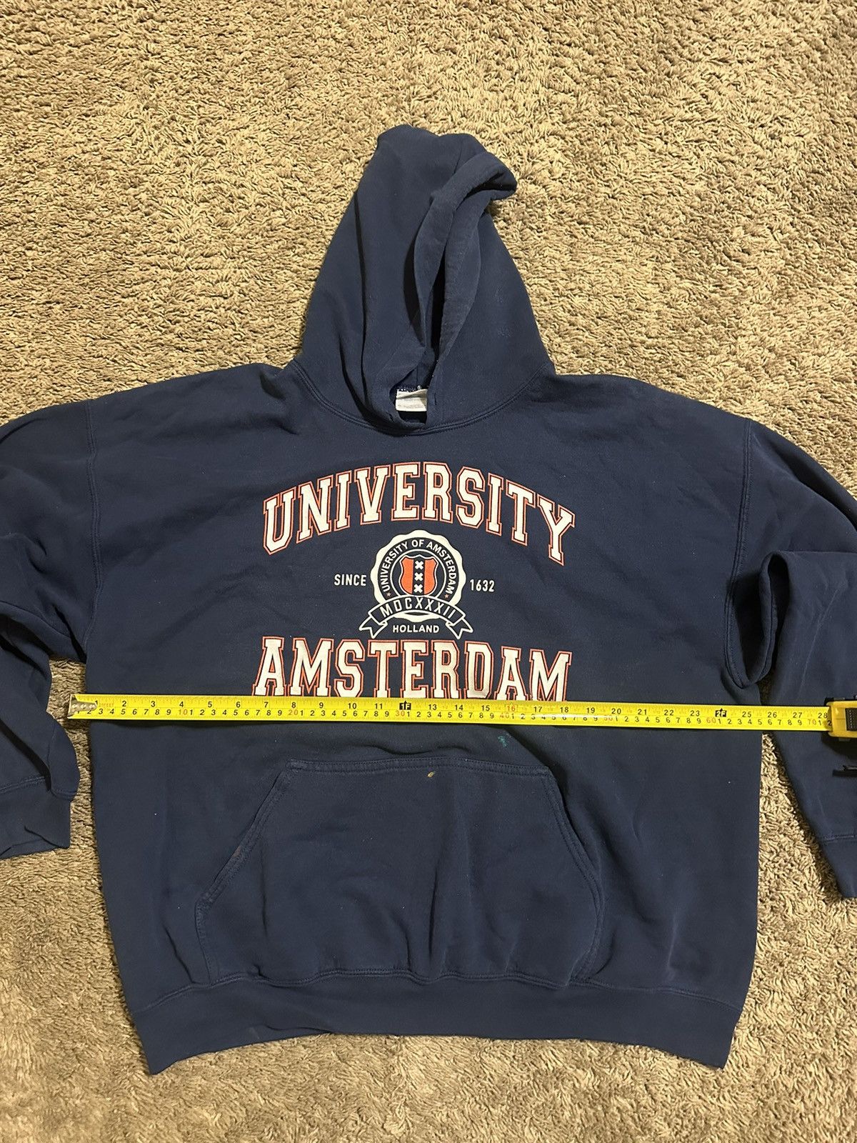 Puma × Vintage vintage NCAA Amsterdam University hoodie 90s size XL Size US XL / EU 56 / 4 - 4 Thumbnail