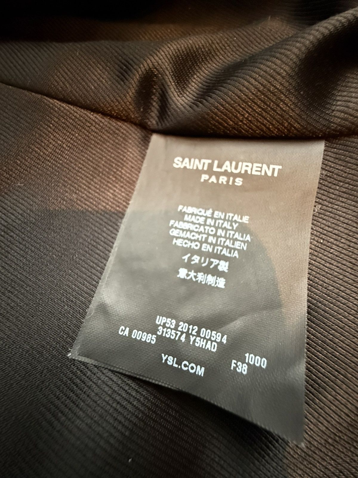 Saint Laurent Paris SS13 Saint Laurent sleeveless biker vest leather jacket L01 Size US S / EU 44-46 / 1 - 17 Thumbnail