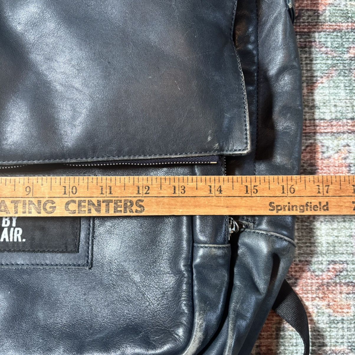 Hood By Air HBA Black Leather Messanger Bag Zippers Size ONE SIZE - 11 Thumbnail