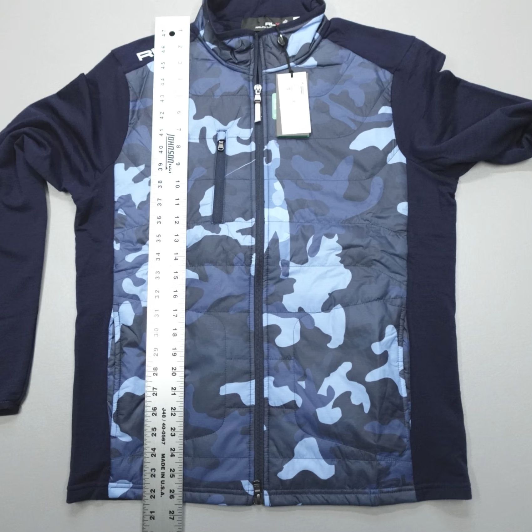 RLX Ralph Lauren RLX Ralph Lauren Polo Full Zip Golf Jacket Men’s M Quilted Camouflage Performance Jacket Size US M / EU 48-50 / 2 - 6 Thumbnail