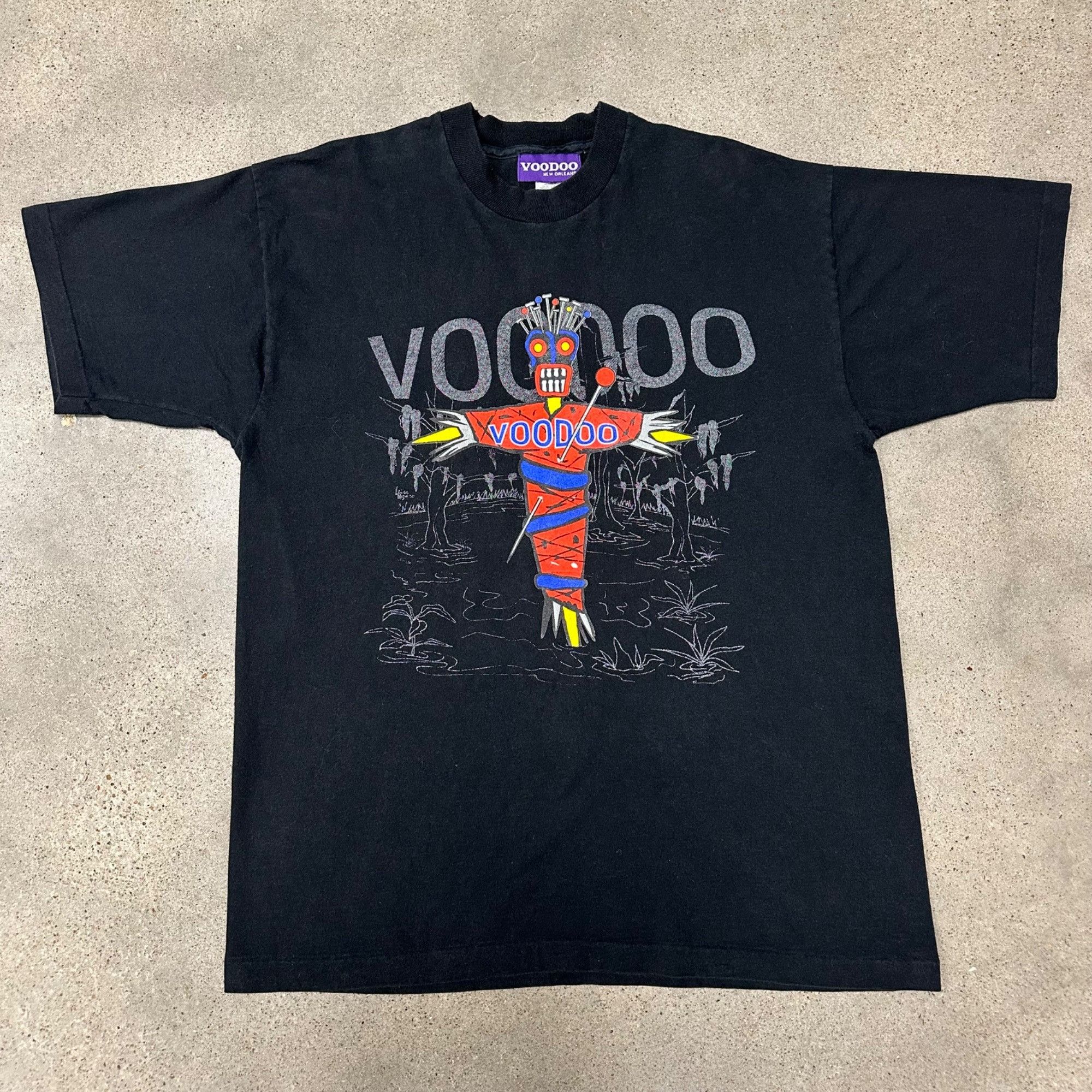 Vintage Vintage Voodoo Doll New Orleans Dark Magic Shirt Size US XL / EU 56 / 4 - 1 Thumbnail