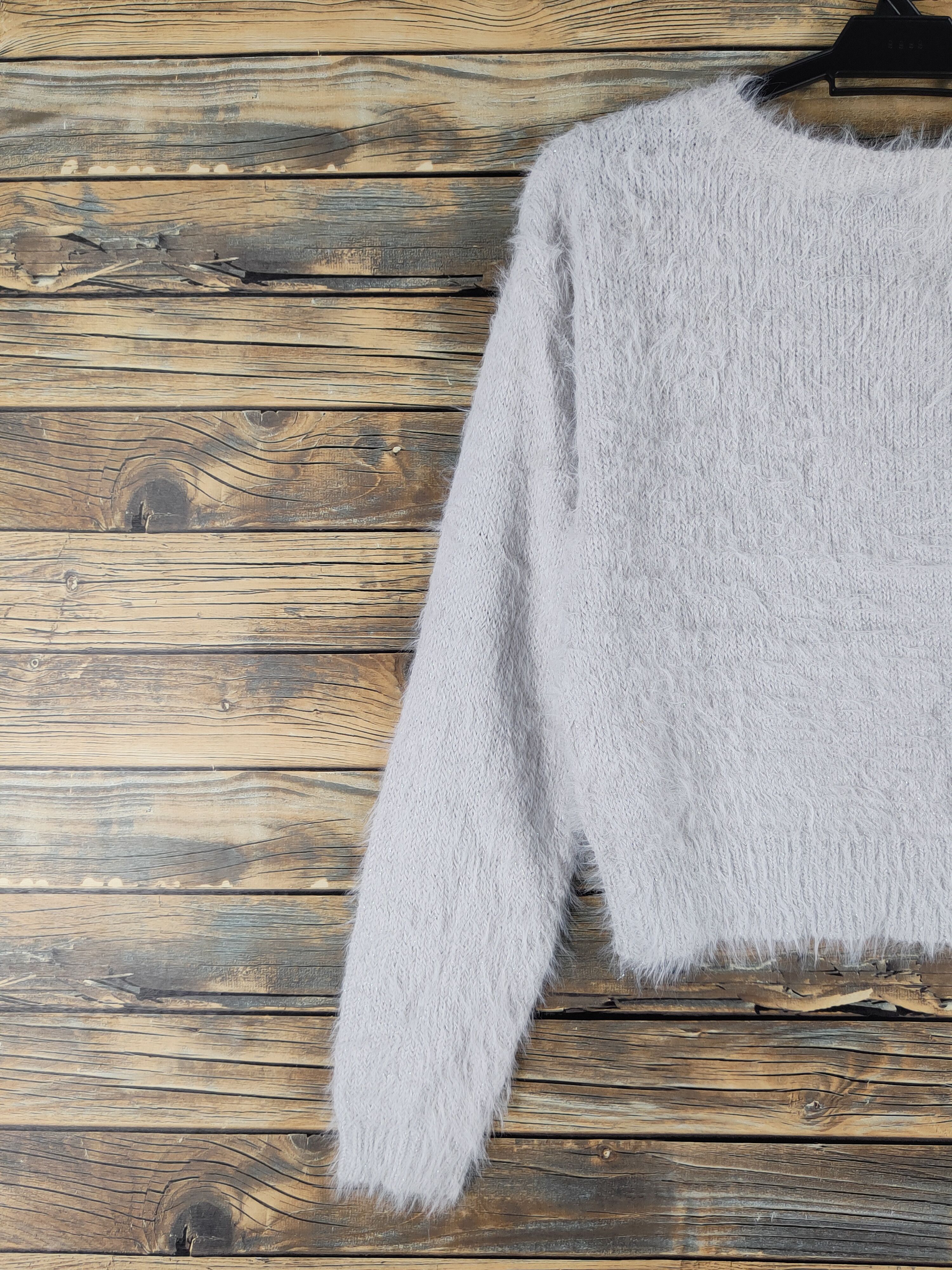 Japanese Brand Saltarse Gray Shag Shaggy Fur Mohair Knitwear #W1946 Size S / US 4 / IT 40 - 8 Thumbnail