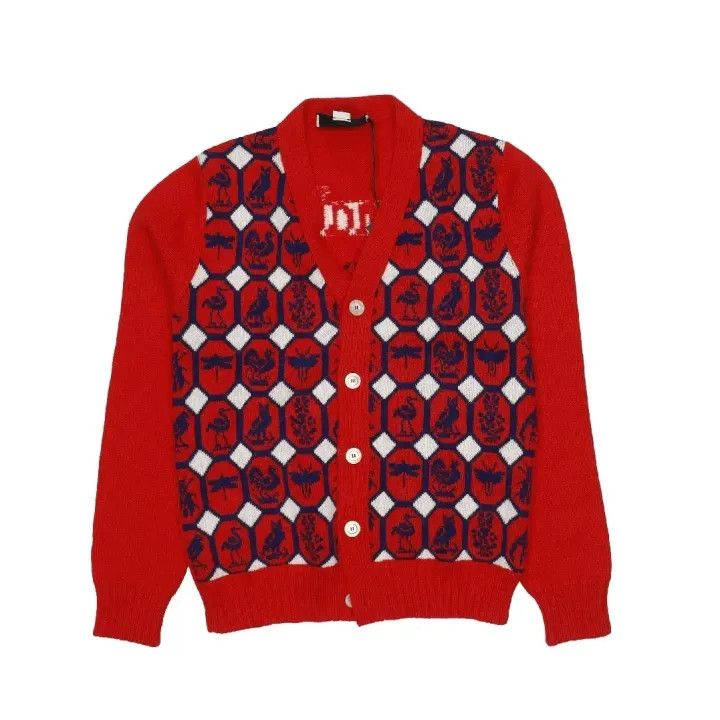 Gucci Gucci Animal Pattern Knitted Cardigan Sweater Size US XS / EU 42 / 0 - 1 Thumbnail