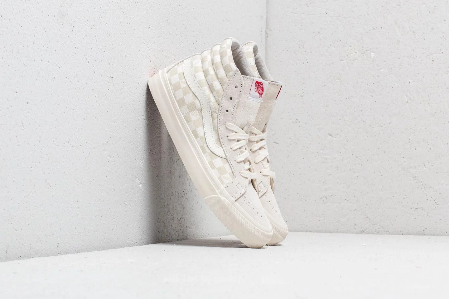 Vans 💚 2018 Vans OG Sk8-Hi LX "Checkerboard" US 10.5 NEW Size US 10.5 / EU 43-44 - 2 Thumbnail