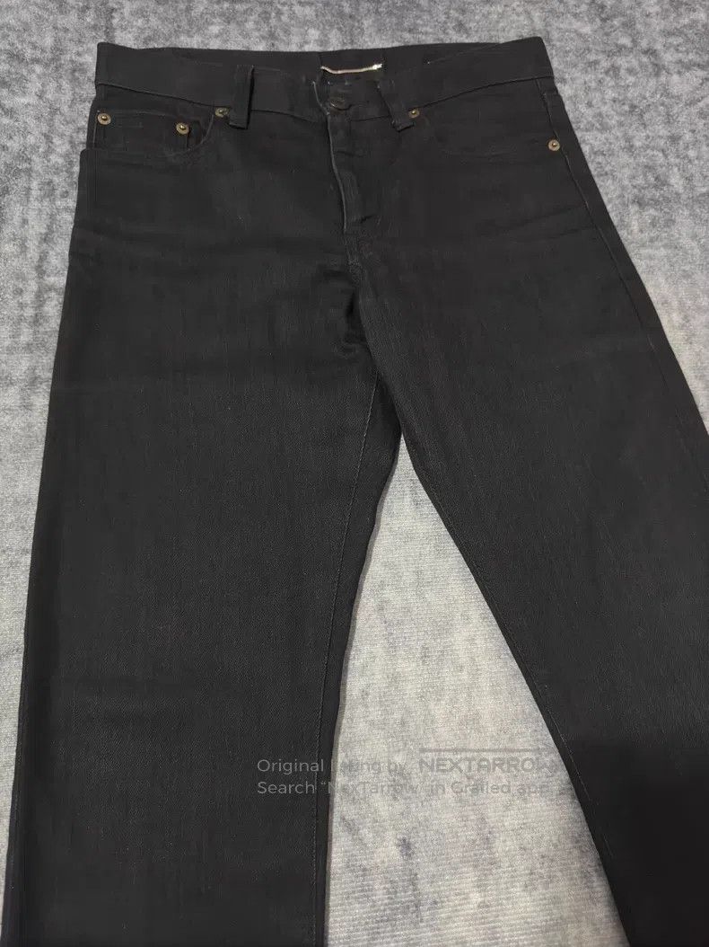 Saint Laurent Paris Saint Laurent Paris Black Basic Ankle Length Denim Jeans Size US 28 / EU 44 - 3 Thumbnail