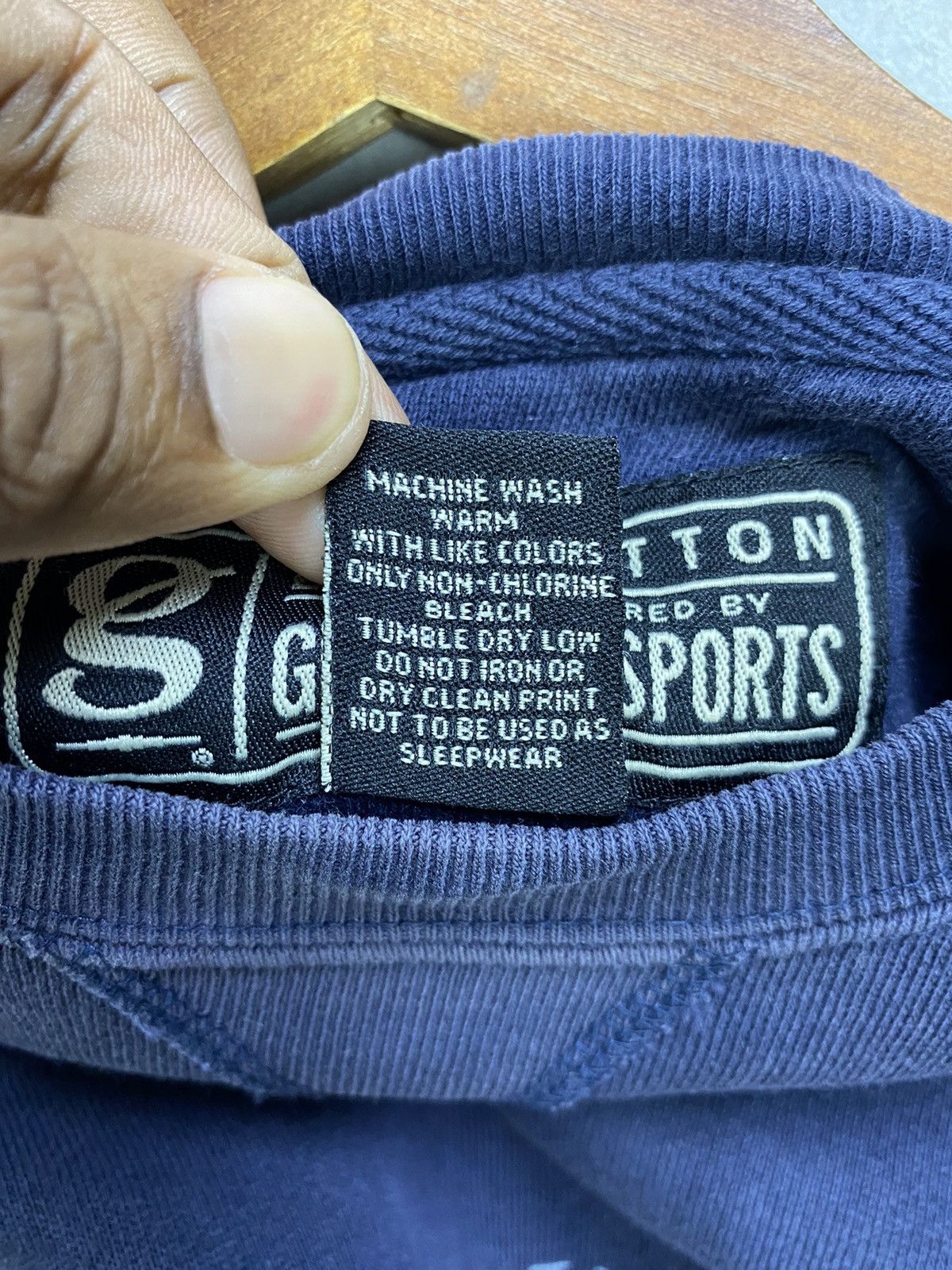 Vintage Vintage Georgetown University Sweatshirt Jumper Blue Size M Size US M / EU 48-50 / 2 - 9 Thumbnail
