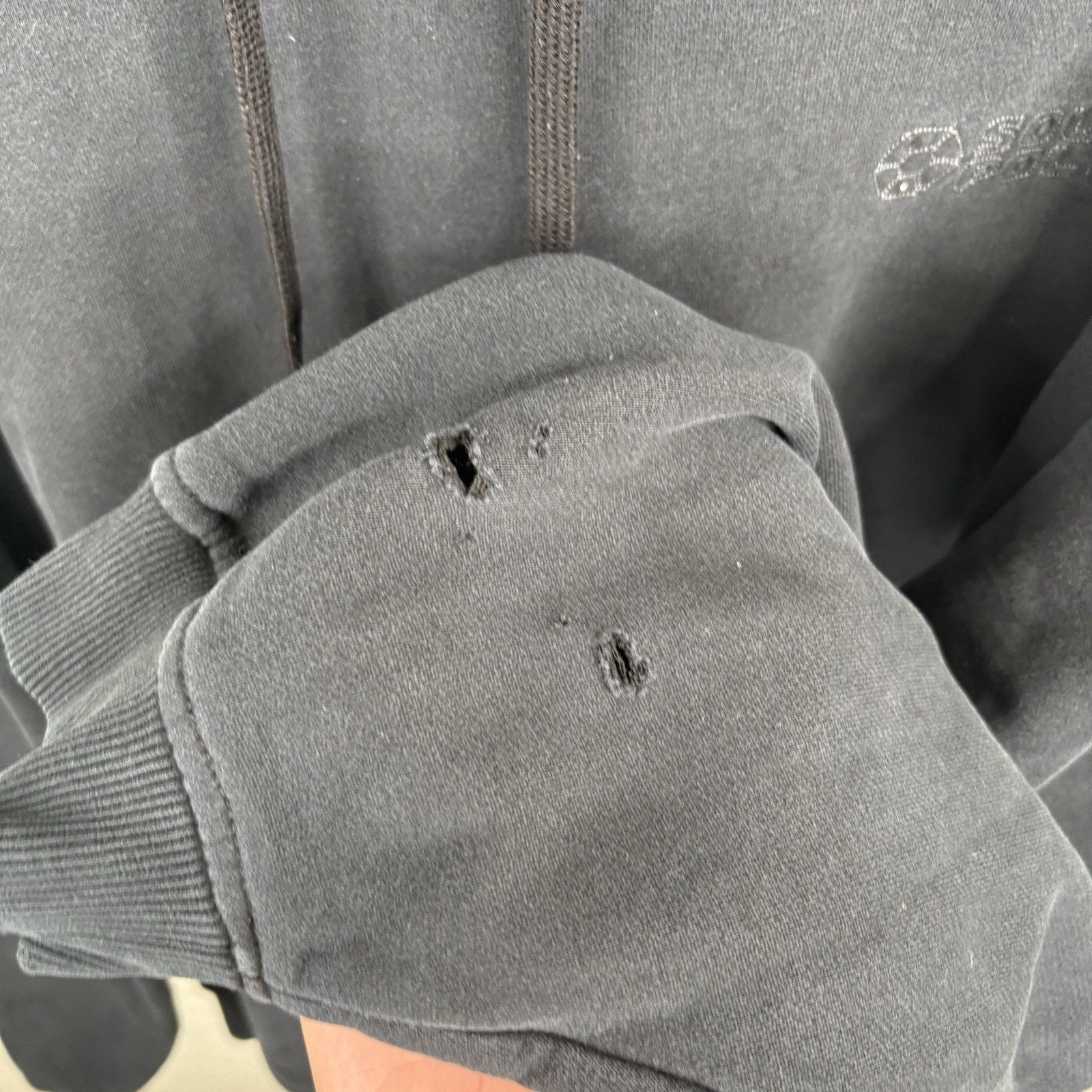 Southpole Vintage Y2K Embroidered South Pole Black Hoodie Size X-Large Size US XL / EU 56 / 4 - 4 Thumbnail