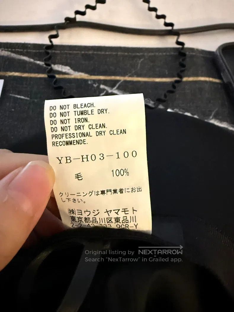 Yohji Yamamoto Yohji Yamamoto Wide Brim Hat Wool Black Wide Brim Hat Size ONE SIZE - 4 Thumbnail