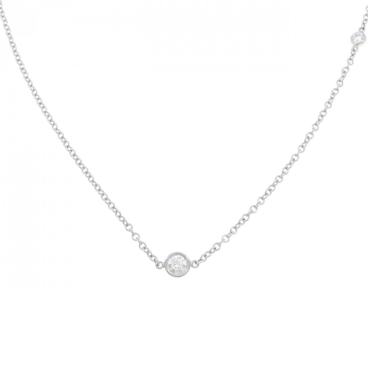 Tiffany & Co. Tiffany & Co. Tiffany By the Yard Platinum950 Diamond Necklace Metal Necklace 60102528 DUTY FREE for USA Size ONE SIZE - 1 Thumbnail