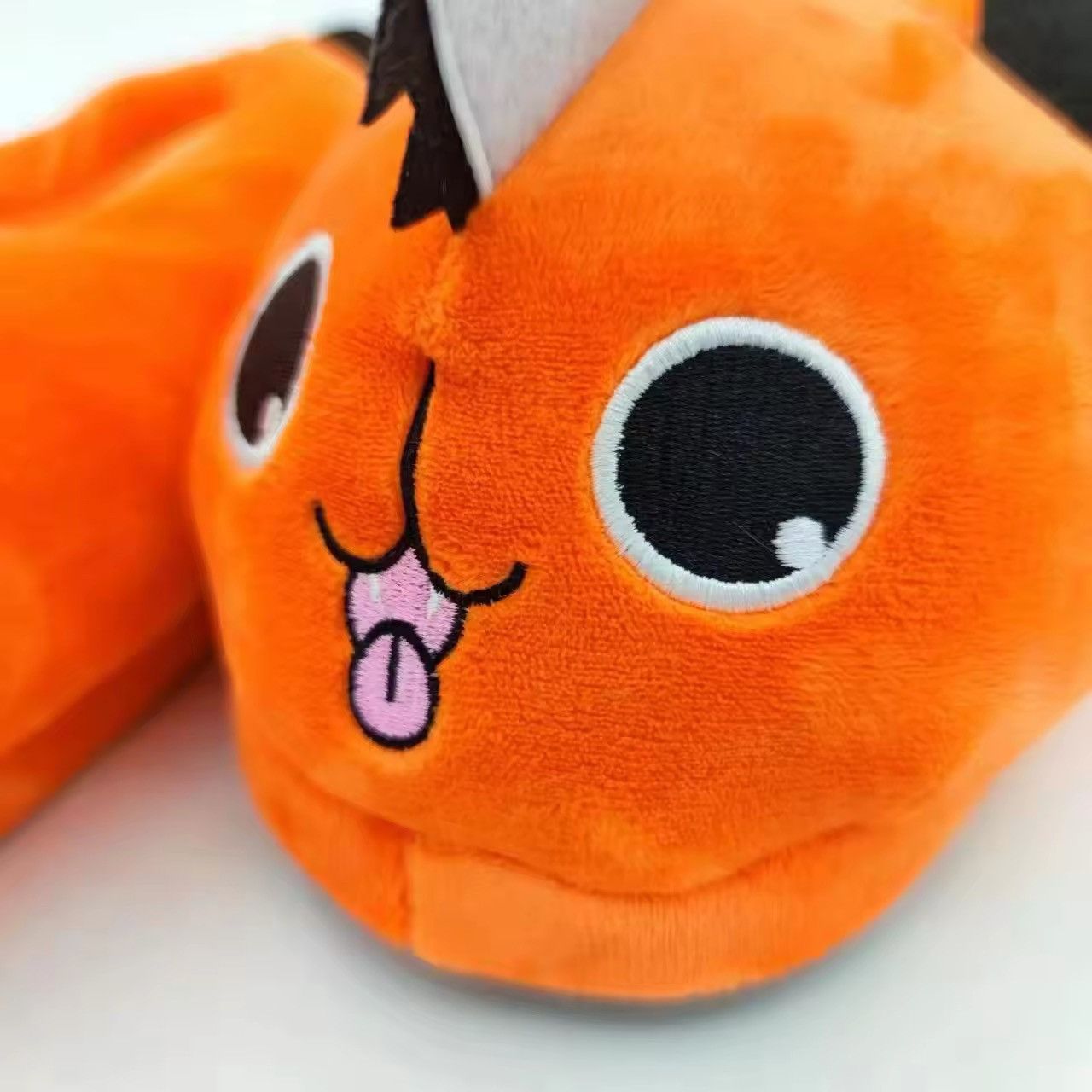 Designer × Japanese Brand Kawaii Chainsawman Pochita Plush slippers Size US 9 / EU 42 - 2 Thumbnail