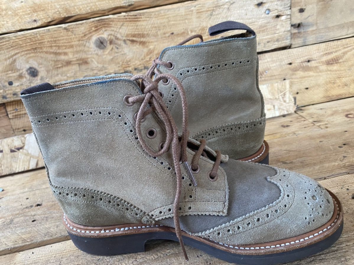 Tricker's Trickers Stephy brown suede brouges boots uk sz 4 ,sz37 Size US 5.5 / IT 35.5 - 11 Thumbnail