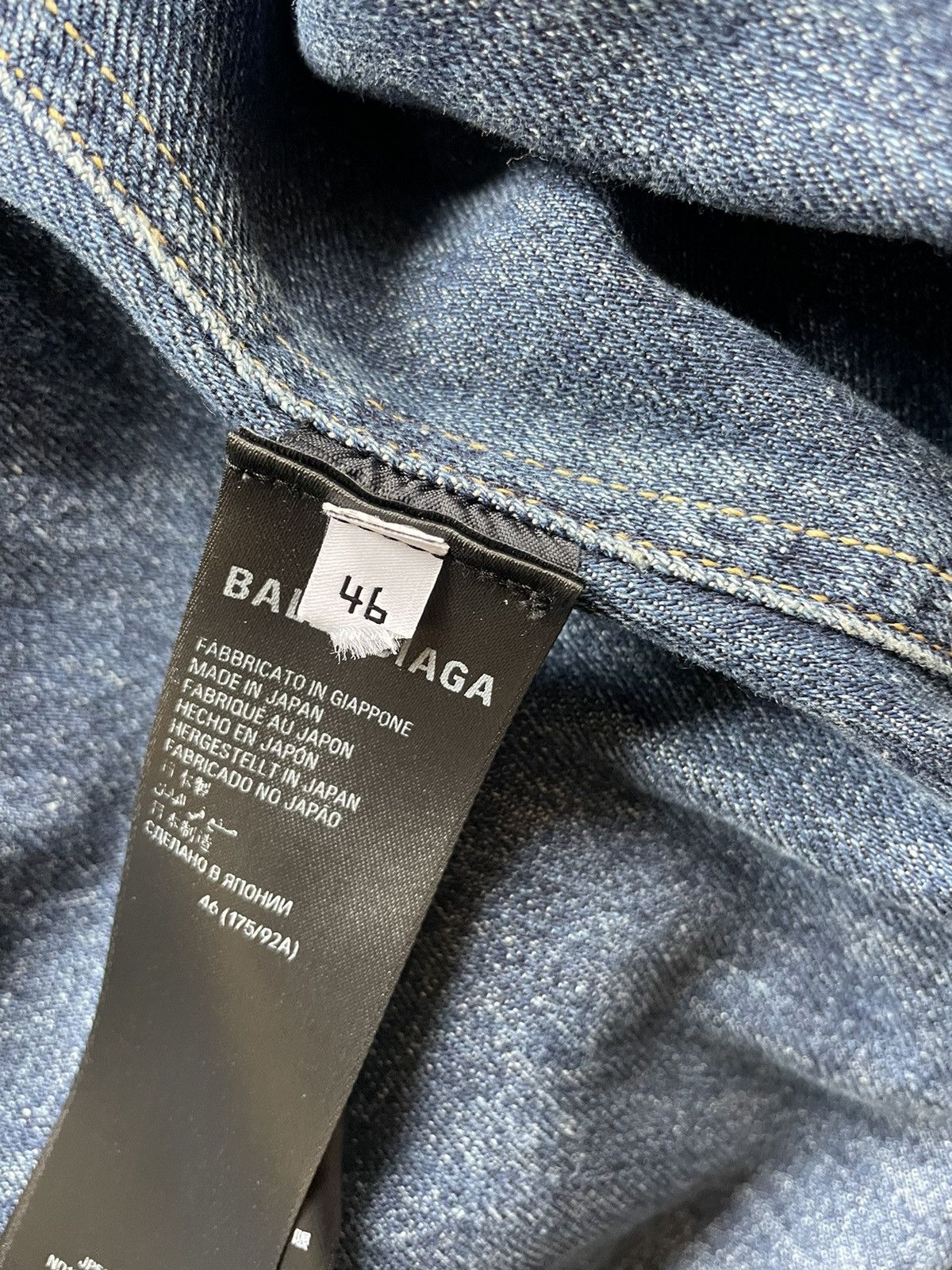 Balenciaga Balenciaga Puffer jean jacket Size US L / EU 52-54 / 3 - 9 Thumbnail