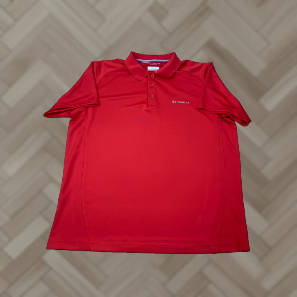 Vintage Columbia Polo Shirt Men L Red 4078 Outdoor Casual Short Sleeve Omni Shade Polo Shirt Regular Fit Size US L / EU 52-54 / 3 - 1 Thumbnail