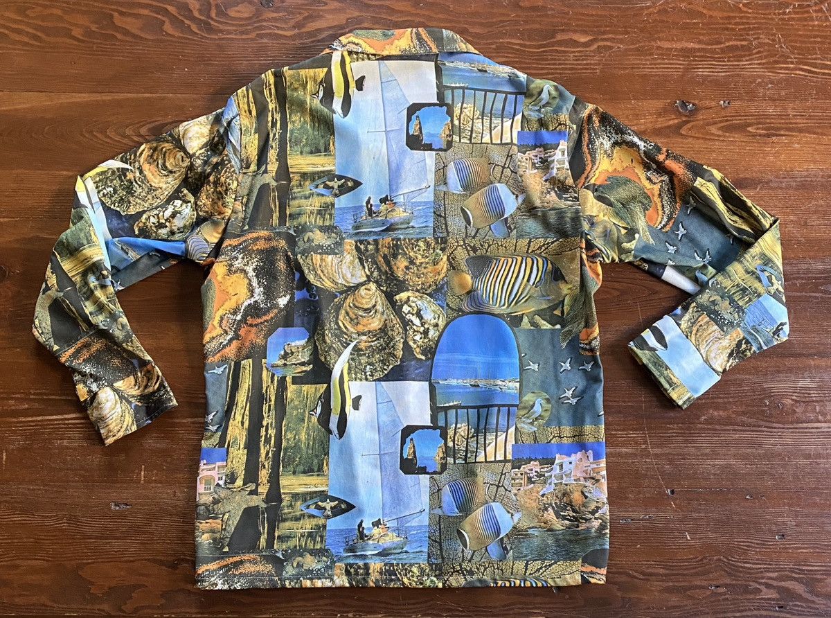 Retrofit × Vintage Vintage 70’s Kmart Ocean Theme All Over Print Poly Button Up Size US L / EU 52-54 / 3 - 9 Thumbnail