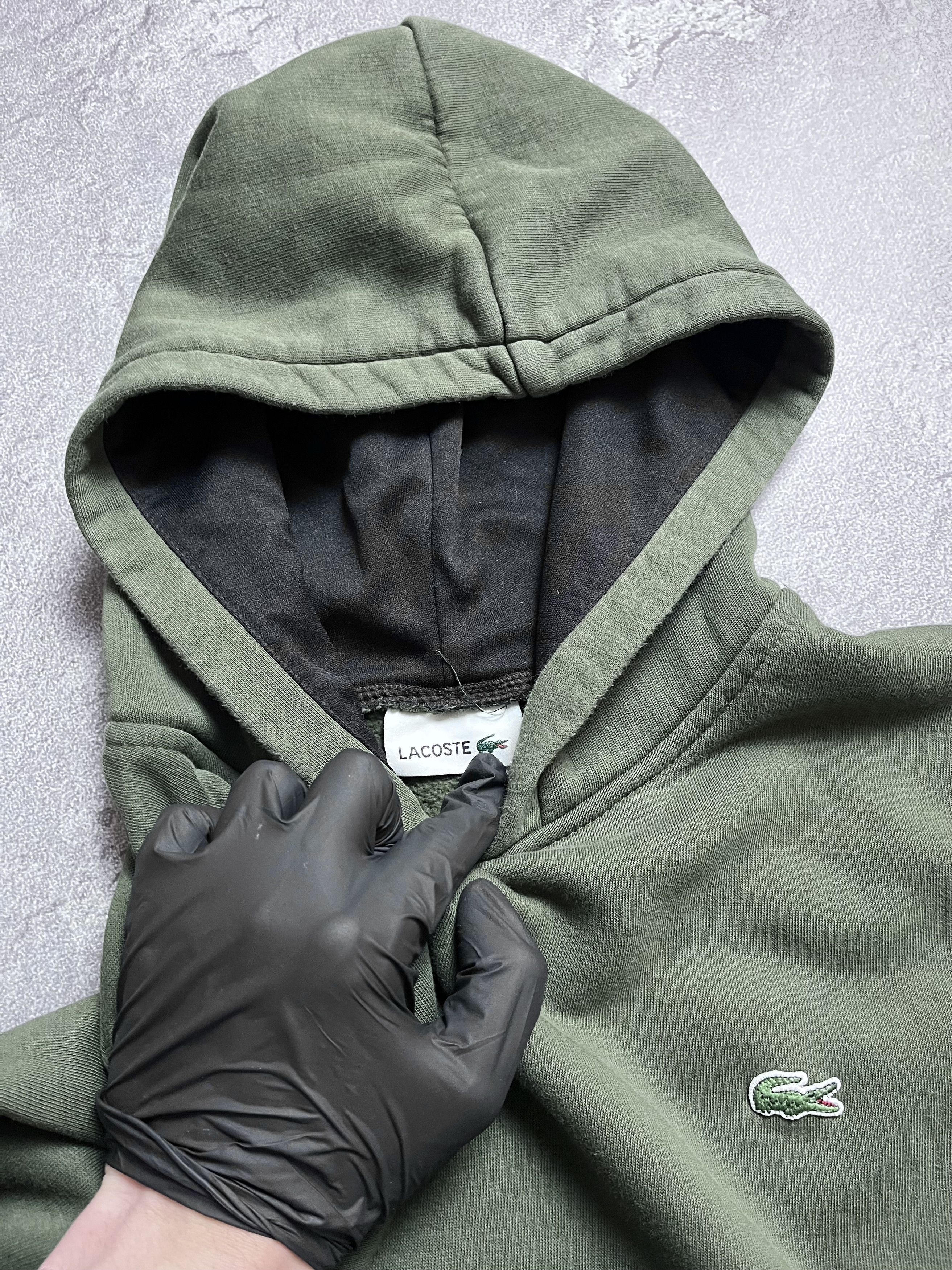 Lacoste Vintage Hoodie Lacoste Big Logo Mens M Size US M / EU 48-50 / 2 - 6 Thumbnail