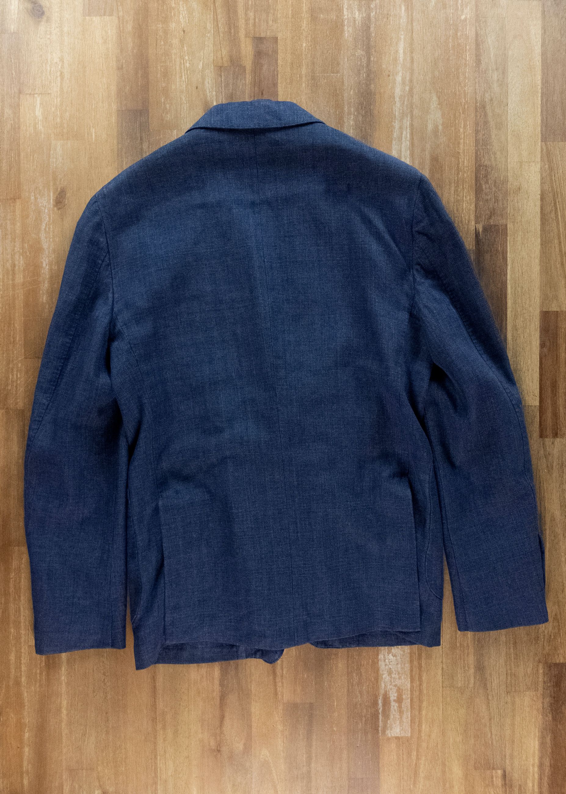 Lardini LARDINI blue linen cotton Spring Summer blazer jacket 40R Size 40R - 9 Thumbnail