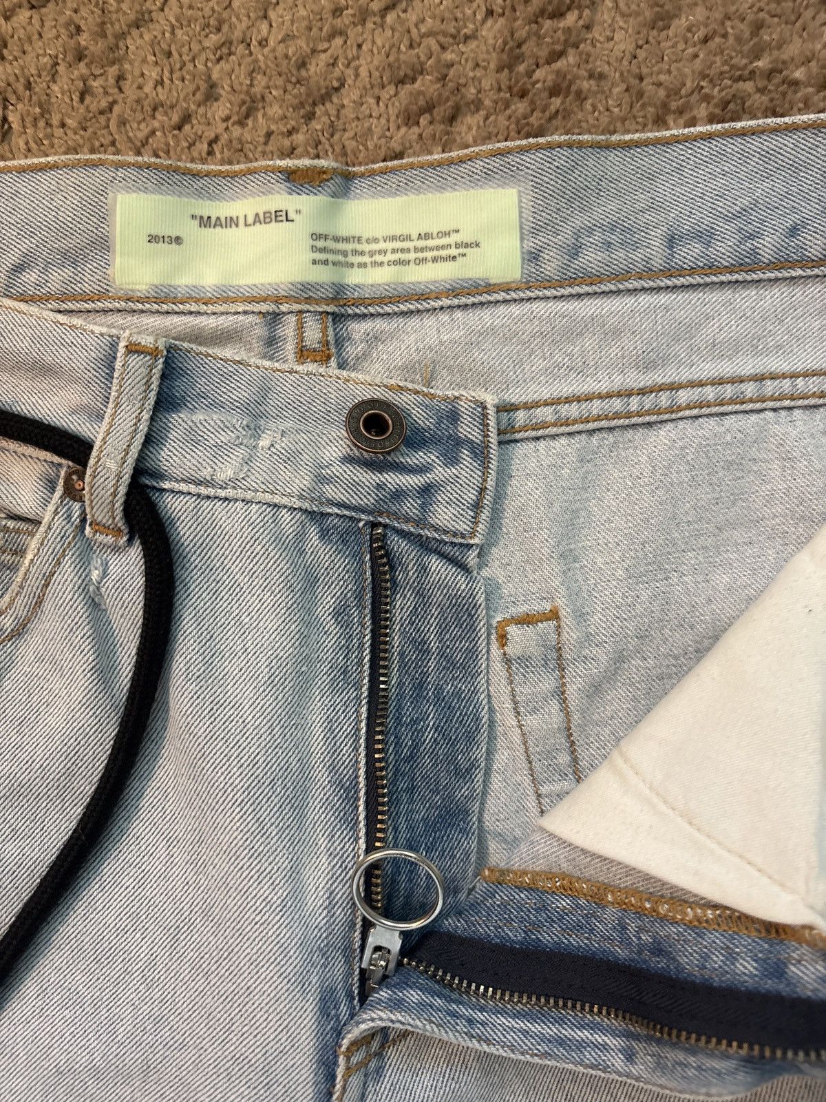 Off-White Off-white temperature denim Size US 34 / EU 50 - 3 Thumbnail