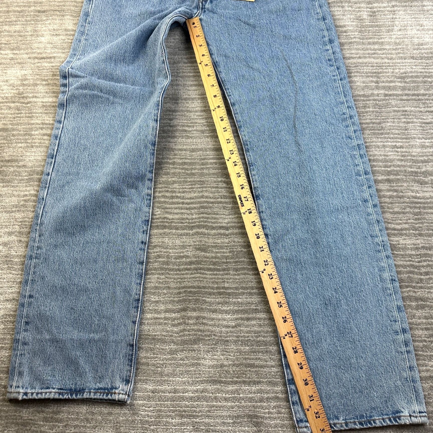 Levi's NEW Levis 501 Jeans Mens Adult 36x34 Blue Denim Cotton Casual Size US 36 / EU 52 - 7 Thumbnail