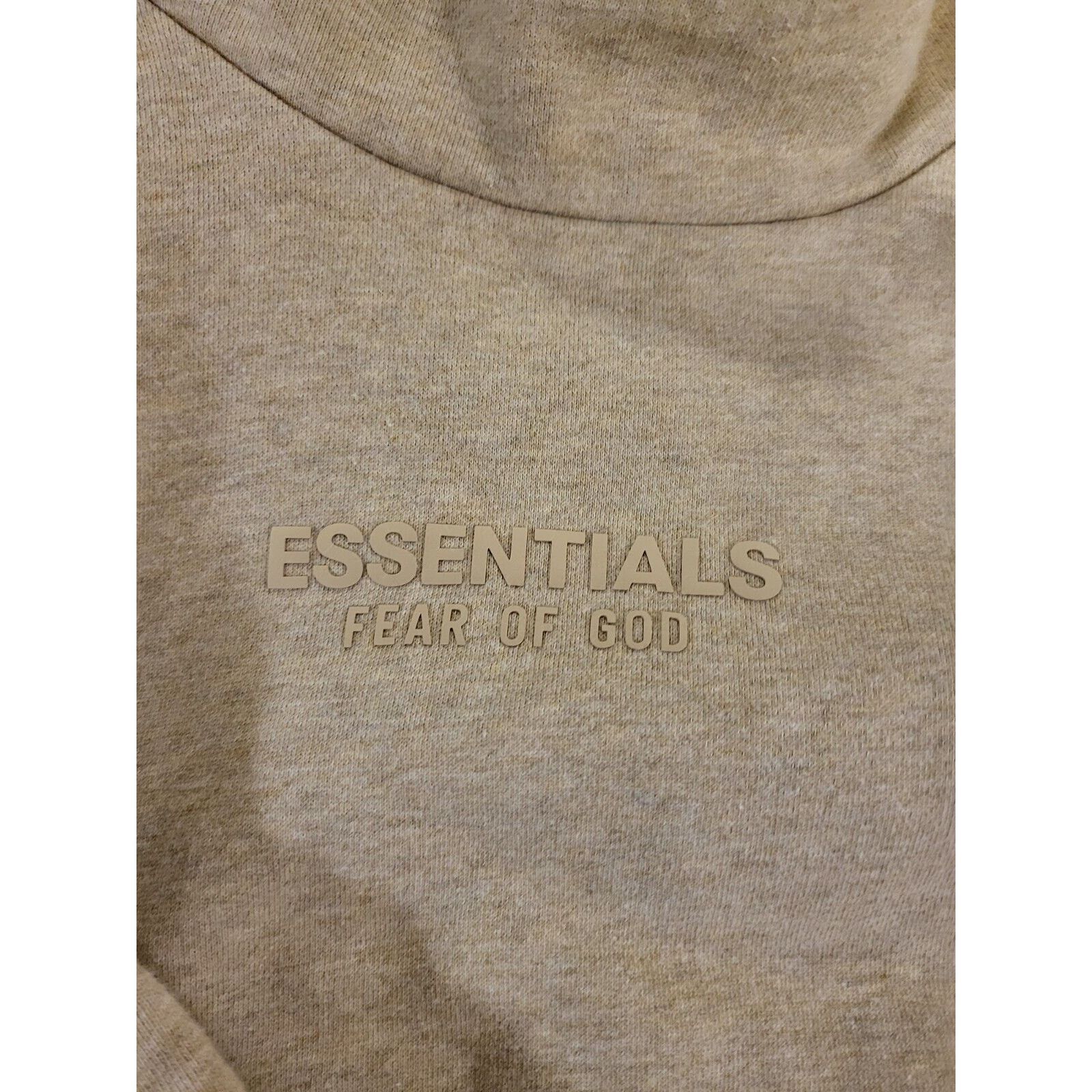 Essentials Essentials Fear Of God Beige Hoodie Mens Size Medium Size US M / EU 48-50 / 2 - 2 Thumbnail