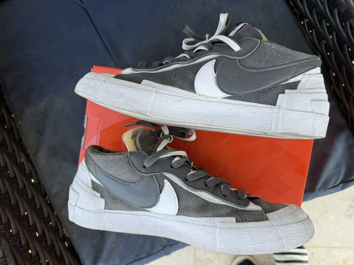 Nike × Sacai Nike x Sacai Blazer Low Dark/Grey/Black/White Size US 10.5 / EU 43-44 - 2 Thumbnail