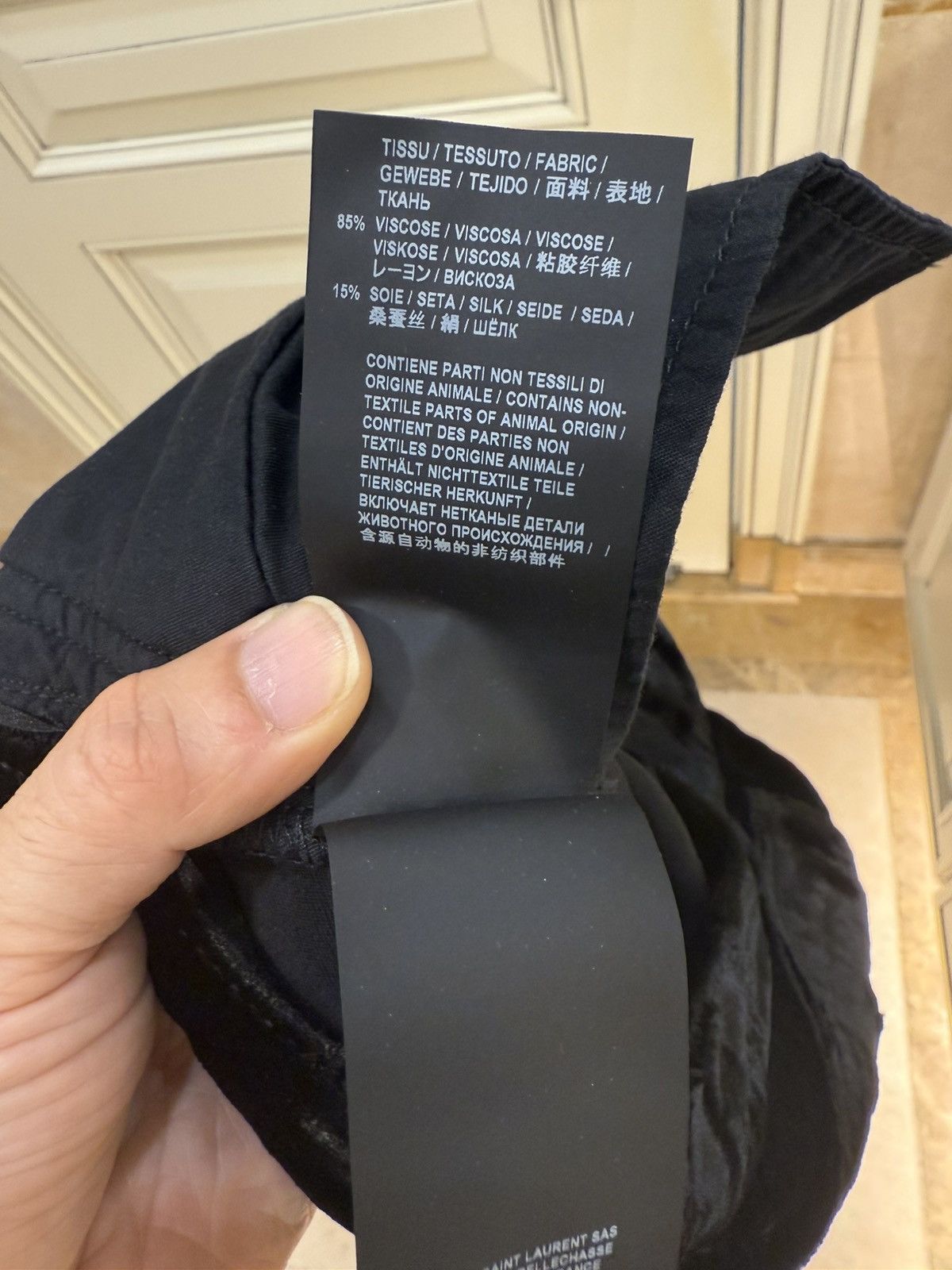 Saint Laurent Paris velvet black pants size 30 Size US 30 / EU 46 - 13 Thumbnail