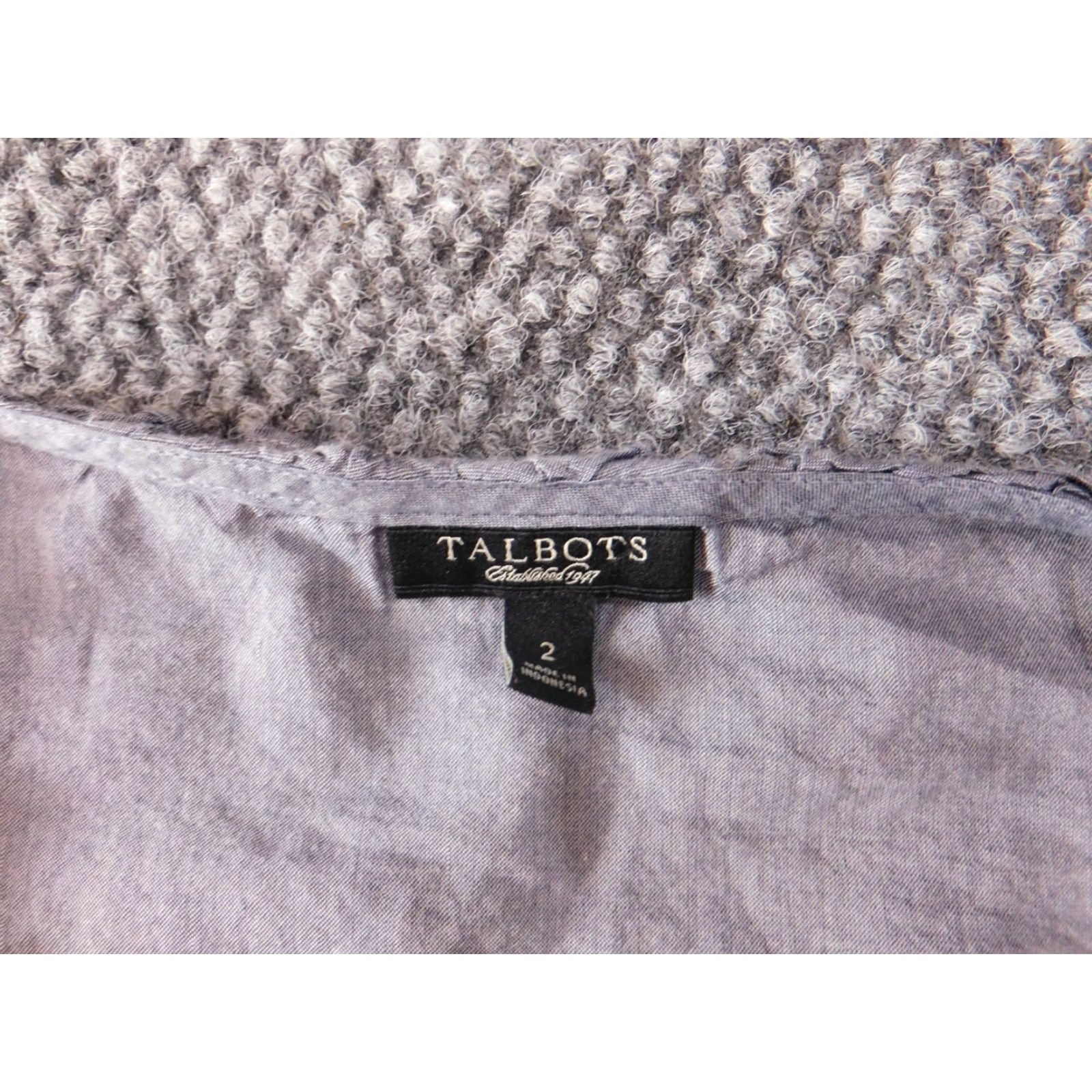 Talbots Talbots Womens Button-Up Shirt 2 Blue Casual Long Sleeve Collared 100% Cotton Classic Shirt Womens Boys? Size XS / US 0-2 / IT 36-38 - 7 Thumbnail