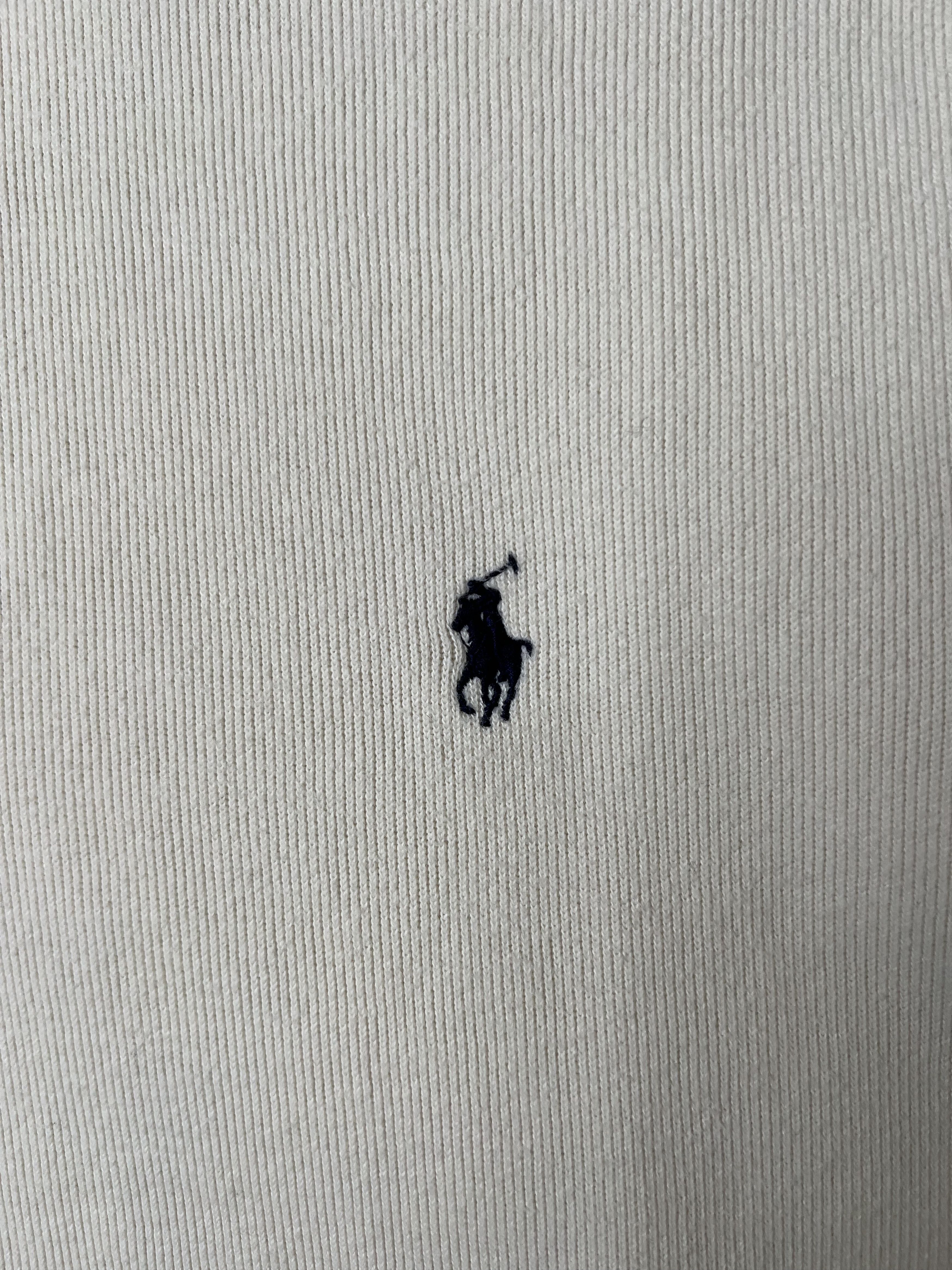 Polo Ralph Lauren Ralph Lauren Quarter Zip Sweater Cream White XXL Size US XXL / EU 58 / 5 - 3 Thumbnail