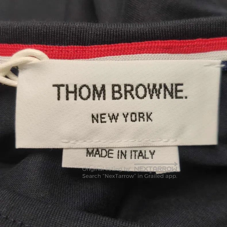 Thom Browne Thom Browne Cotton color striped round neck T-shirt Size US XS / EU 42 / 0 - 5 Thumbnail