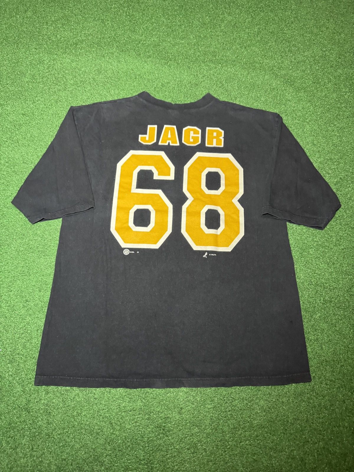 NHL Pittsburgh Penguins Jagr 90s NHL L/XL 22x29 T Shirt Jersey Size US XL / EU 56 / 4 - 5 Thumbnail